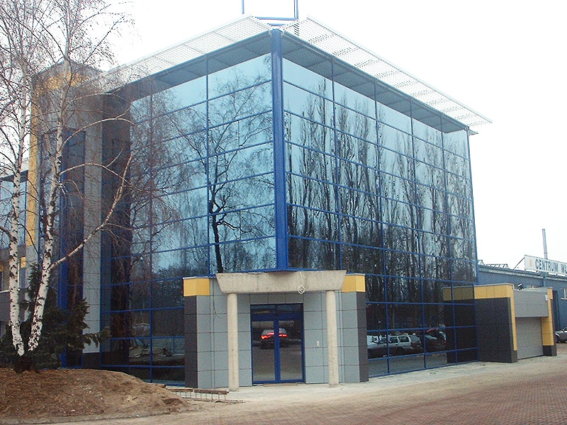 Łódź fasada aluminiowa