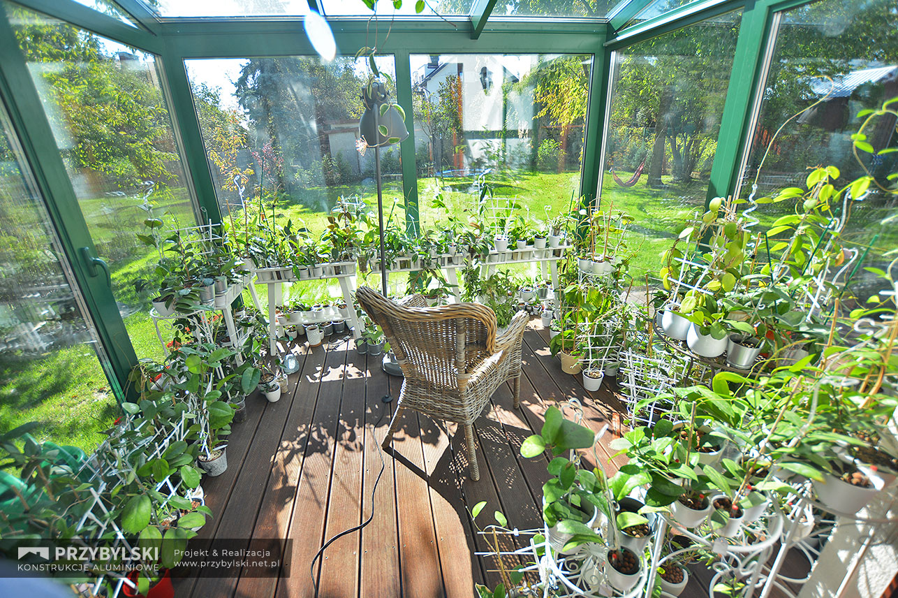 Realizacja ogrodu zimowego przez Firmę Przybylski, zdjęcie ogrodu zimowego